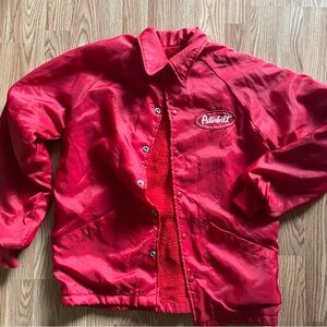 Peterbilt Swingster Red Vintage Logo Jacket
